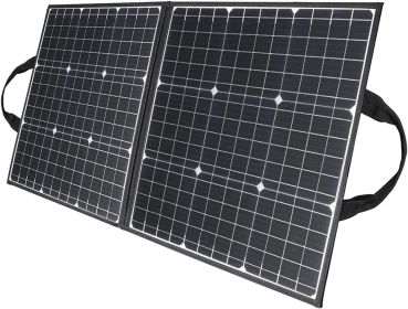 GOFORT 100W 18V Portable Solar Panel;  Foldable Solar Charger with 5V USB;  QC 3.0;  DC Output;  Compatible with Solar Generator Power Station Phones GOFORT 100W 18V Portable Solar Panel;  Foldable Solar Charger with 5V USB;  QC 3.0;  DC Output;  Compatible with Solar Generator Power Station Phones