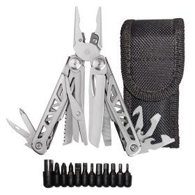 Heavy Duty Multitool | Military Grade Stainless Steel Frame;  Deep Profile Blade;  First Aid Scissors;  Sturdy Pliers;  Cord Cutter;  18 Locking Heavy Duty Multitool | Military Grade Stainless Steel Frame;  Deep Profile Blade;  First Aid Scissors;  Sturdy Pliers;  Cord Cutter;  18 Locking
